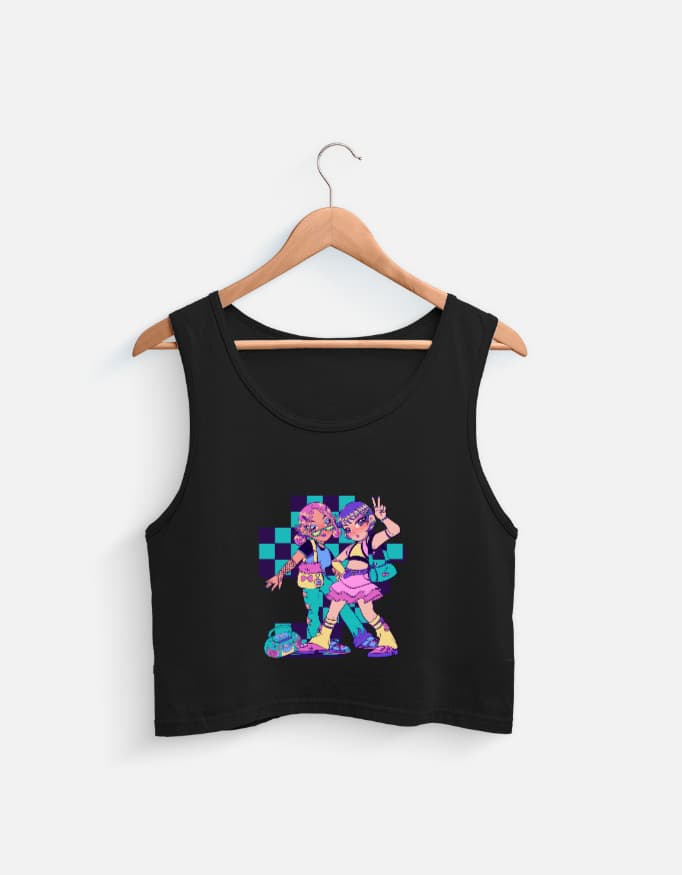 Tank Top Party Girls Front Print