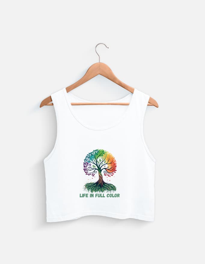 Tank Top Tree Front Print