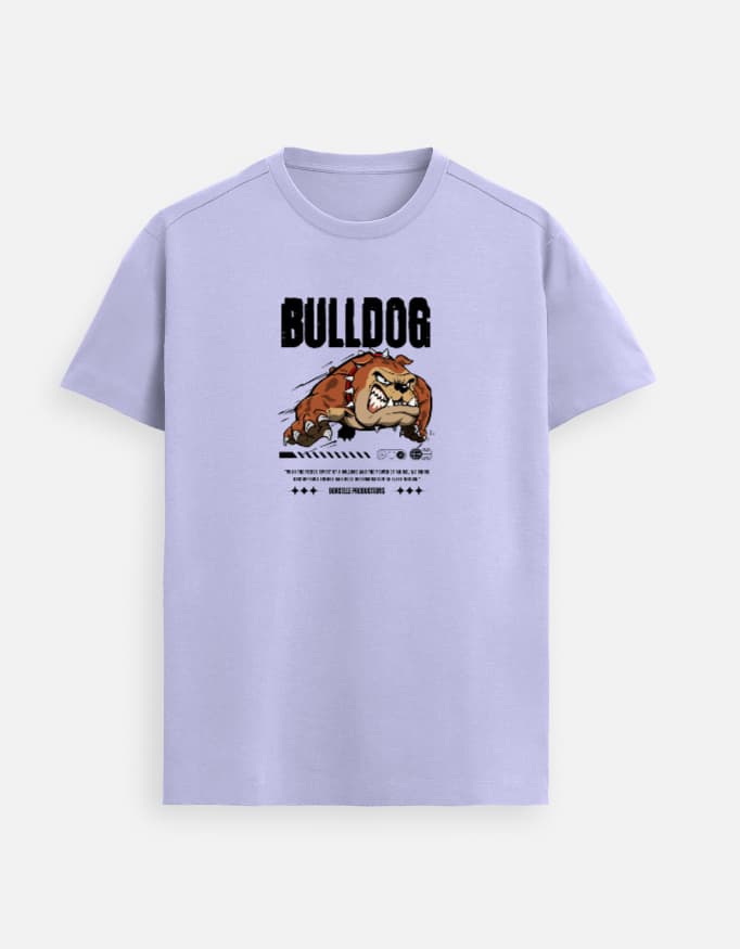 Supima T-Shirt Bulldog Front Print